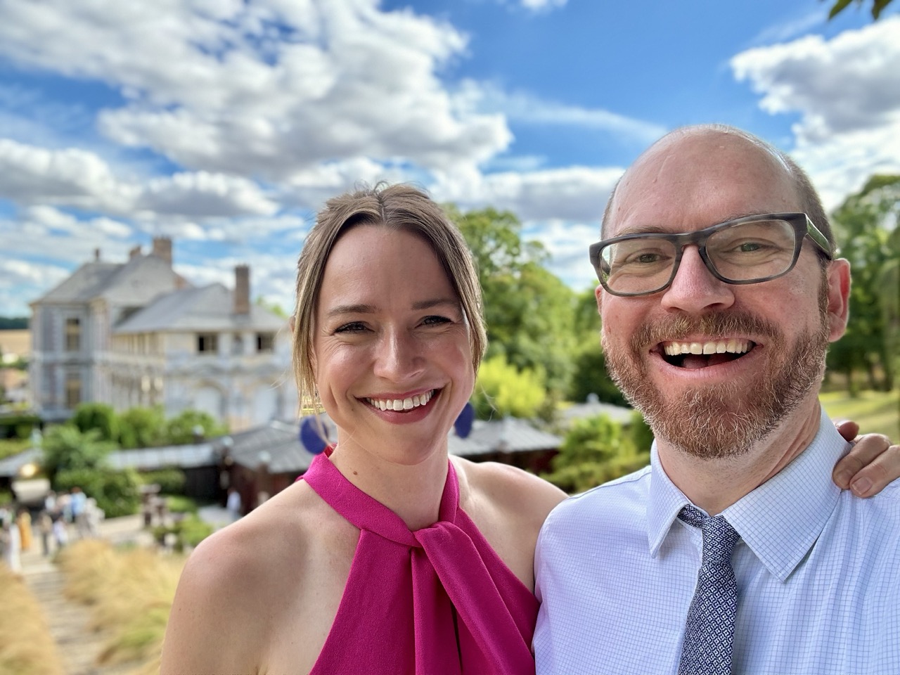 Ali and Ryan on their wedding day